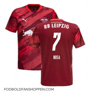 RB Leipzig Antonio Nusa #7 Udebanetrøje 2024-25 Kortærmet